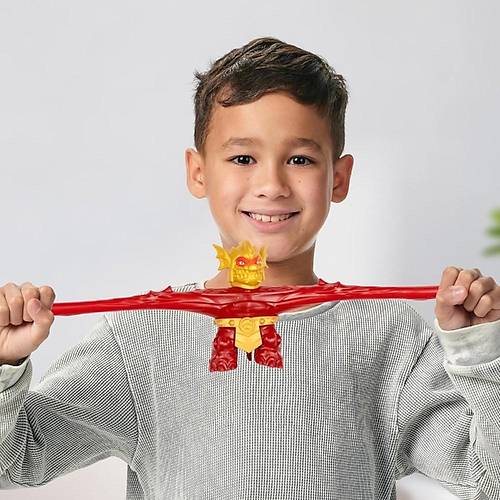 Heroes of Goo Jit Zu Stretch Tekli Paket Blazagon Benzersiz Goo Dolgu, Boyutlarnn 3 Katna Kadar U