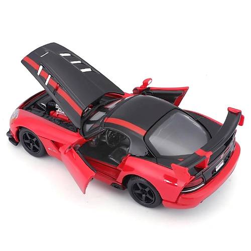 Bburago 1:24 Dodge Viper SRT 10 ACR Krmz | Diecast Model Araba Koleksiyonluk