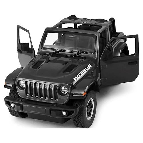 Rastar 1:14 Uzaktan Kumandal Araba Jeep Wrangler Rubicon Man Kap Alan 2.4 Ghz Siyah