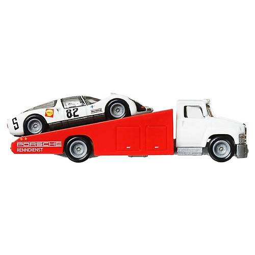 Hot Wheels Premium Car Culture Team Transport FLF56-HRV47 '66 Porsche 906 Carrera 6 & Carry On
