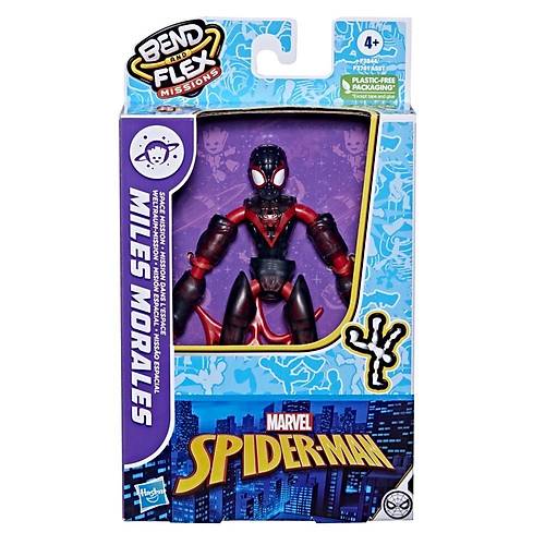 Marvel Spider-man Bend & Flex Missions Uzay Grevi Miles Morales