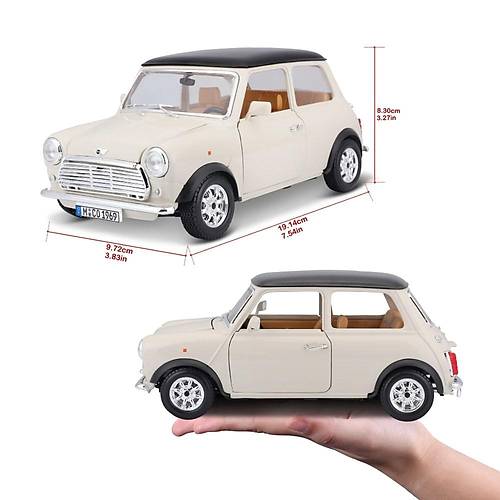 Bburago 1:18 Mini Cooper 1969 Bej