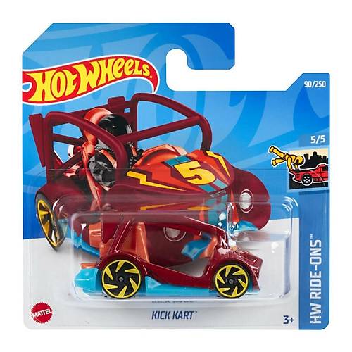 Hot Wheels 1:64 Tekli Arabalar 2022 090/250 Hw Ride-Ons Kick Kart