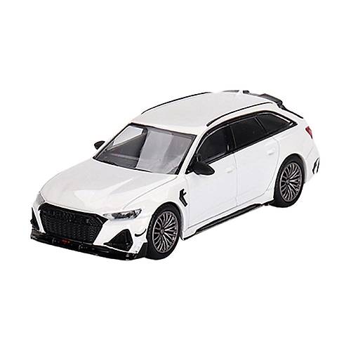 Mini GT 1:64 ABT Audi RS6-R Glacier White Metallic