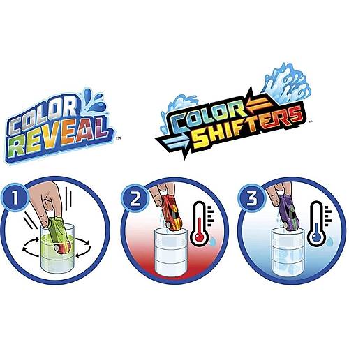 Hot Wheels Color Reveal Renk Deitiren zel 2'li Aralar 1. Seri Mavi