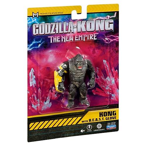 Godzilla X Kong Mini Figr 8 Cm Kong Wiht B.E.A.S.T. Glove konik Koleksiyonluk Film Karakteri 4+ Ya