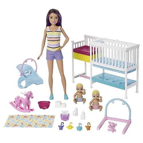 Barbie Bebek Bakcs Skipper Uyku Eitiminde Oyun Seti