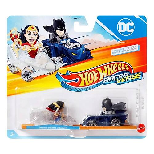 Hot Wheels RacerVerse kili Paket DC Wonder Woman & Batman
