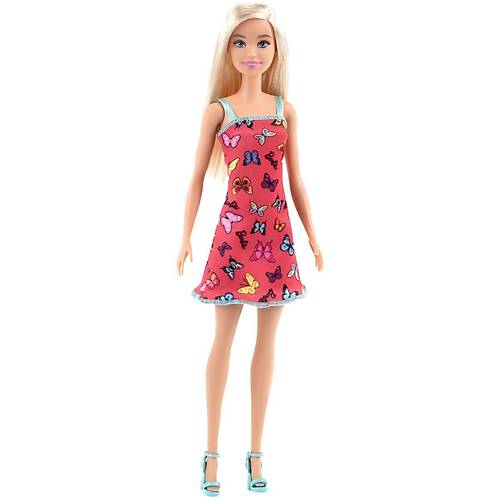 Barbie k Barbie Bebekler Pembe Kelebekli Elbise