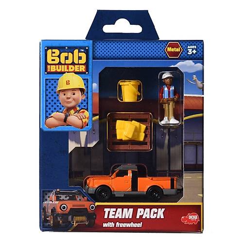 Dickie Toys 1:64 Bob The Builder Aksesuarl Ara Oyun Seti Tread