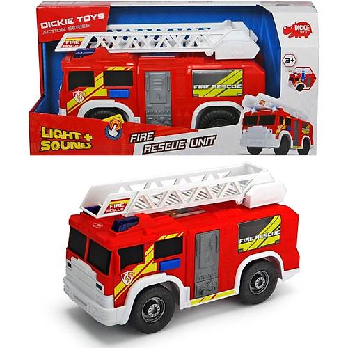 Dickie Toys Aksiyon Aralar Sesli ve Ikl tfaiye Merdiveni