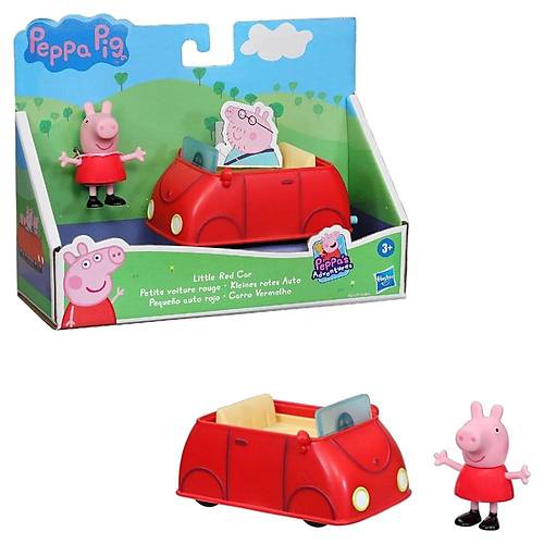 Peppa Pig Tekli Figr Ve Ara Little Red Car