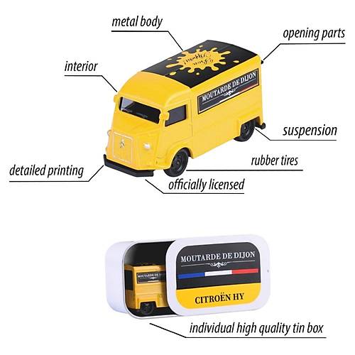 Majorette French Touch Deluxe Cars Citroen Hy Moutarde De Dijon
