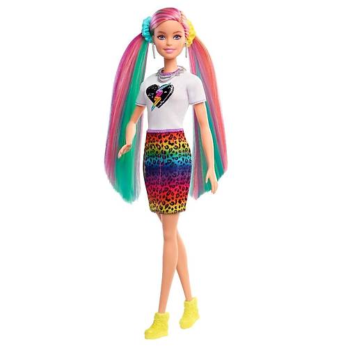 Barbie Leopar Desenli Salar Bebei