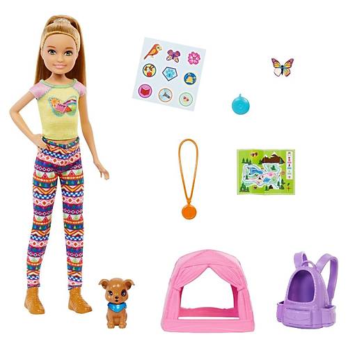 Barbie'nin Kz Kardeleri Kampa Gidiyor Oyun Seti Sarn