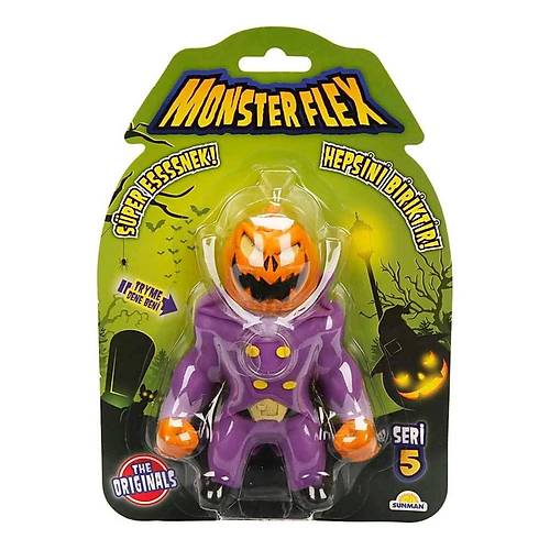 Monster Flex Sper Esnek Figr S5 15 Cm Pumpkin Head