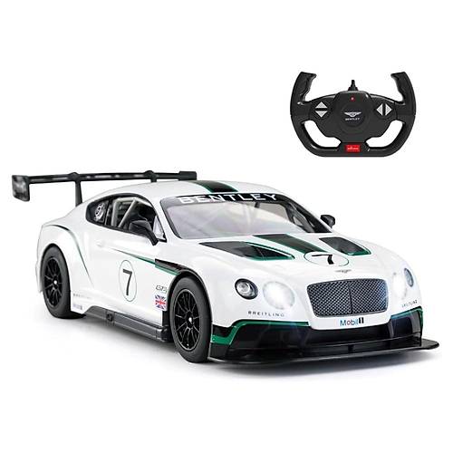 Rastar 1:14 Uzaktan Kumandal Araba Bentley Continental GT3 2.4 Ghz Ikl Beyaz