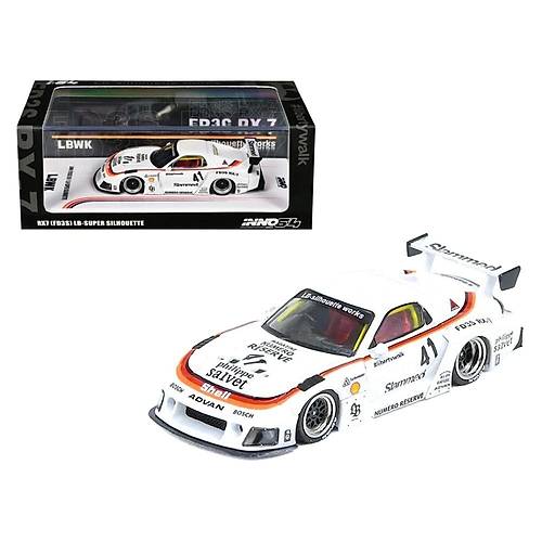 Inno64 1:64 Scale Mazda RX7 LB-Super Silhoutte 41 Slammed