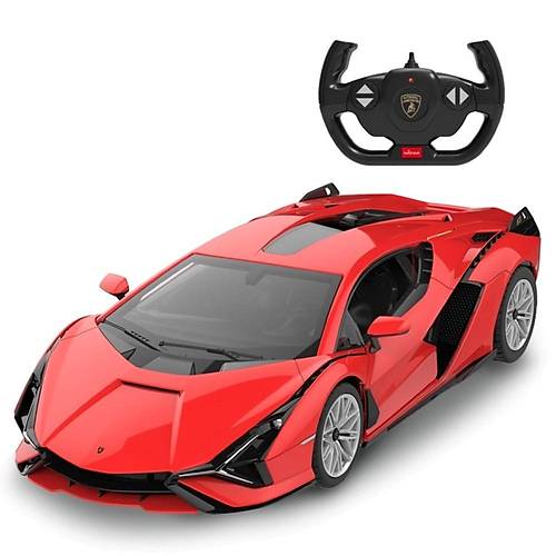 Rastar 1:14 Uzaktan Kumandal Araba Lambroghini Sian FKP 37 Man Kap Alan 2.4 Ghz Ikl Krmz