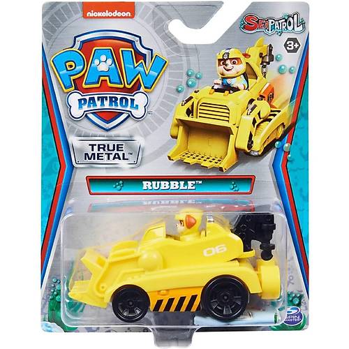 Paw Patrol 1:55 True Metal Sea Patrol Serisi Rubble