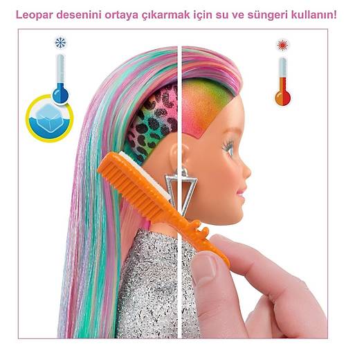 Barbie Leopar Desenli Salar Bebei