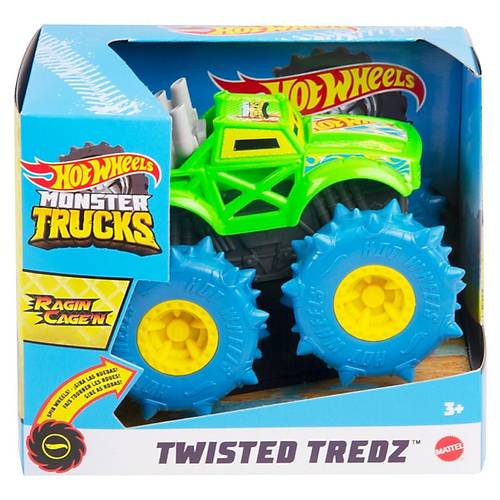 Hot Wheels Monster Trucks 1:43 ek Brak Arabalar Ragin Cage'n