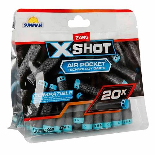X-Shot Excel 20?li Yedek Snger Dart Paketi