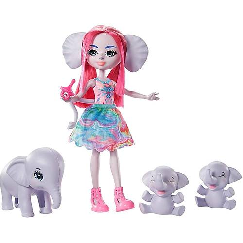 Enchantimals Esmeralda Elephani  Graceful Prunie & Mammoth