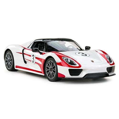 Rastar 1:14 Uzaktan Kumandal Araba Porsche 918 Spyder Weissach 2.4 Ghz Ikl Beyaz