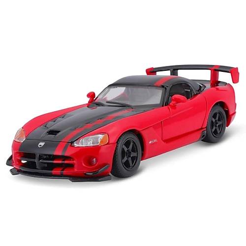 Bburago 1:24 Dodge Viper SRT 10 ACR Krmz | Diecast Model Araba Koleksiyonluk