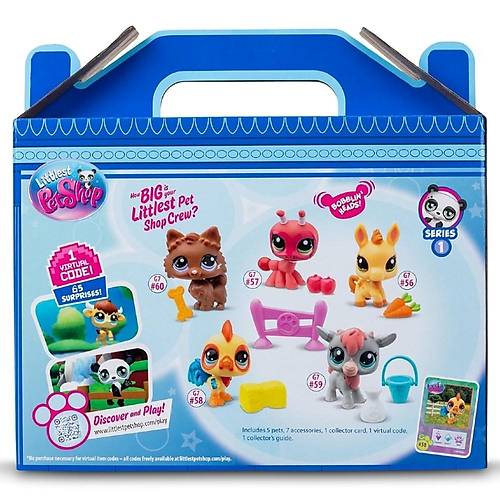 Littlest Pet Shop Miniler 5'li Figr Seti S1 Miniler iftlikte