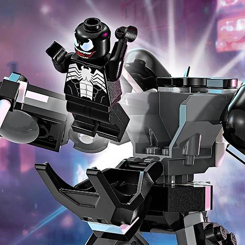 LEGO Marvel Venom Robot Zrh Miles Morales'e Kar 76276 | 6 Ya ve zeri Sper Kahraman Yedi ocuklar iin na Edilebilir Yaratc Oyuncak Yapm Seti (134 para)