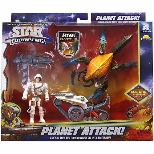 Star Troopers Gezegen Saldrs Figr Seti Paletli Uzay Arac