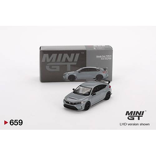 Mini GT 1:64 Scale Honda Civic Type R Sonic Gray Pearl 2023
