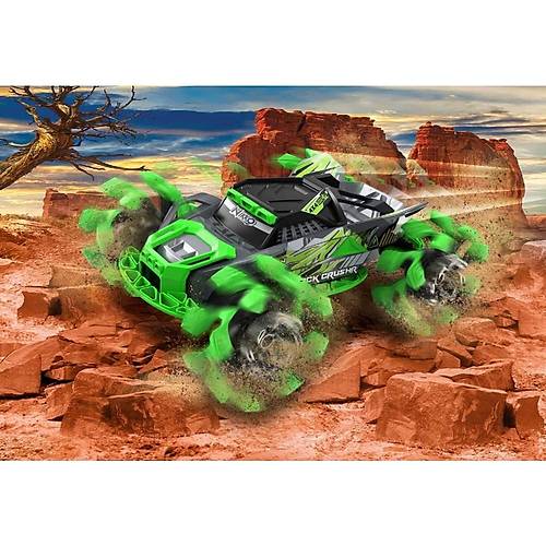 Nikko 1:12 Rc Rock Crushr 4WD 2.4 Ghz 14 km/s USB arjl 33 cm Techno Green