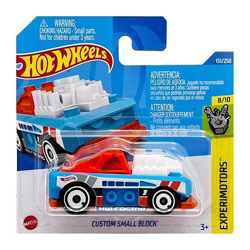 Hot Wheels 1:64 Tekli Arabalar 2022 151/250 Experimotors Custom Small Block