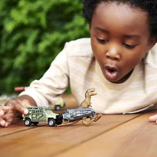 Matchbox Jurassic World Dinozor Tayc Aralar Tyranno Yakalayc Jeep