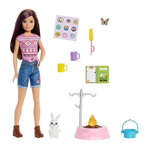 Barbie'nin Kz Kardeleri Kampa Gidiyor Oyun Seti Kumral