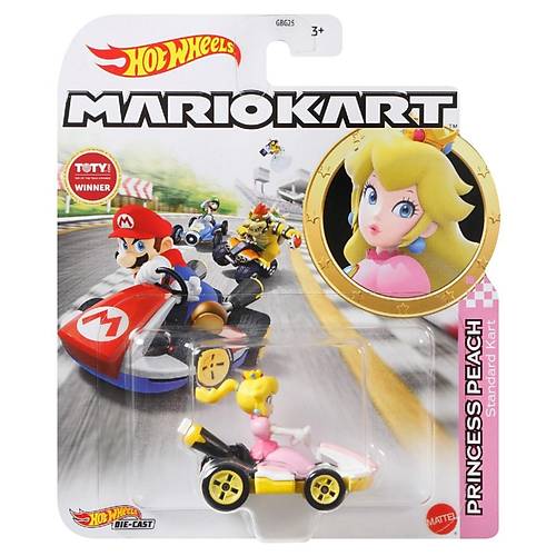 Hot Wheels Mario Kart Karakter Aralar Princess Peach