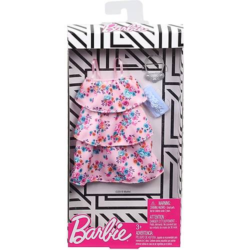 Barbie'nin Son Moda Kyafetleri Renkli iekli Elbise