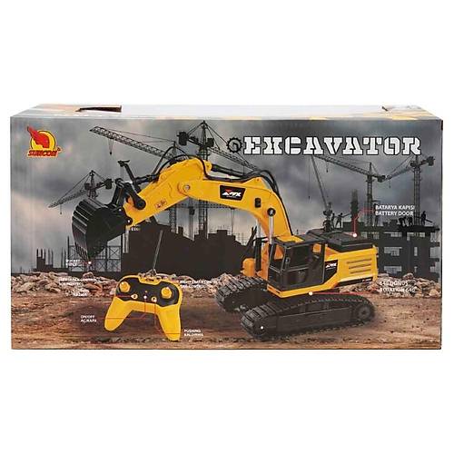 Suncon Uzaktan Kumandal Ekskavatr Sesli ve Ikl Usb arj 40 Cm
