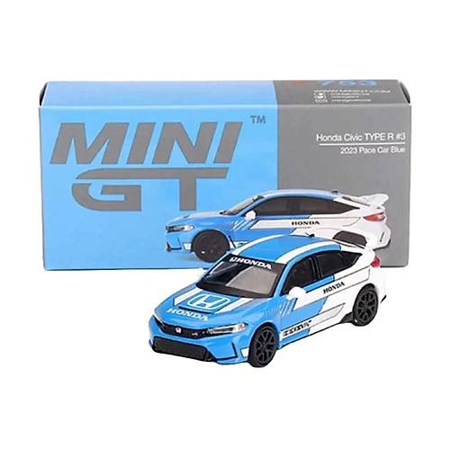 Mini GT 1:64 Honda Civic Type R #3 2023 Pace Car Blue