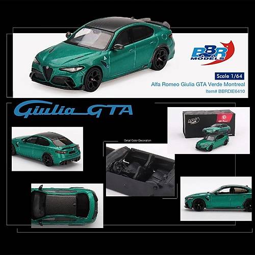 BBR Models 1/64 Alfa Romeo Giulia GTAm Verde Montreal