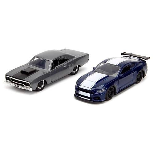 Jada 1:32 Fast & Furious Legacy Series Twin Pack 2016 Ford Mustang GT350 & 1970 Plymouth Road Runner