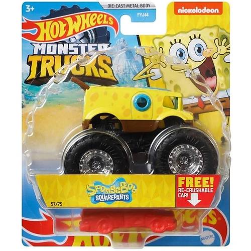 Hot Wheels Monster Trucks Arabalar 1:64 Spongebob