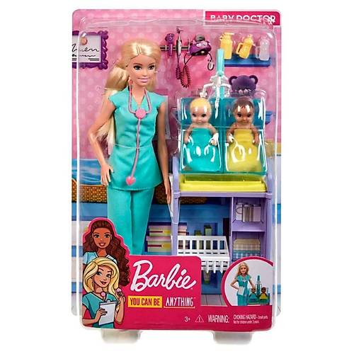 Barbie Ben Byynce Meslek Setleri ocuk Doktoru Sarn