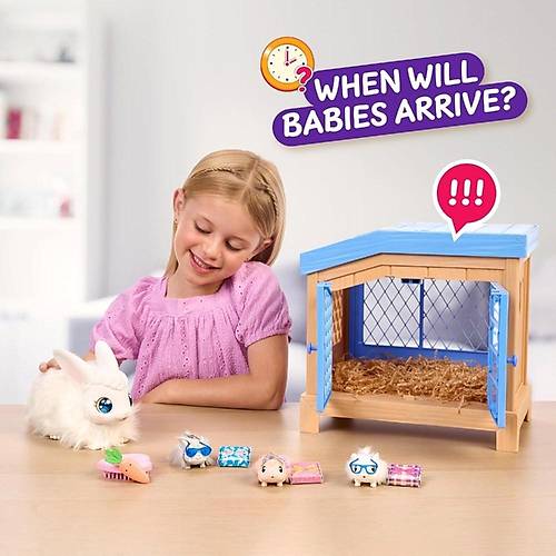 Little Live Pets Anne ve Yavrular Mama Surprise Oyun Seti Bunnies Lapines