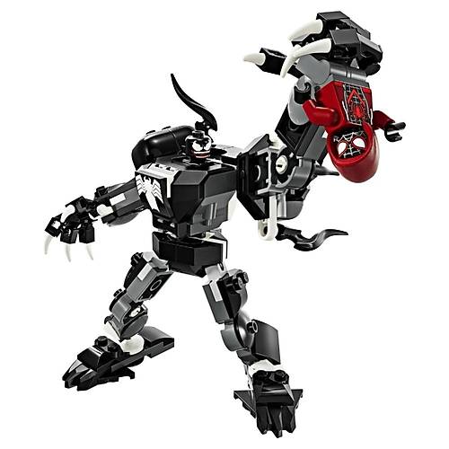 LEGO Marvel Venom Robot Zrh Miles Morales'e Kar 76276 | 6 Ya ve zeri Sper Kahraman Yedi ocuklar iin na Edilebilir Yaratc Oyuncak Yapm Seti (134 para)