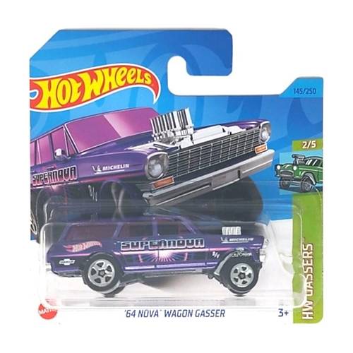 Hot Wheels Tekli Arabalar 2023 145/250 Hw Gassers '64 Nova Wagon Gasser