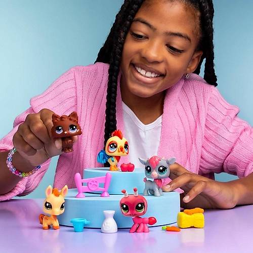 Littlest Pet Shop Miniler 5'li Figr Seti S1 Miniler iftlikte